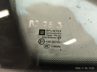 bontott OPEL ZAFIRA B Jobb A Oszlop Oldalablak Üveg