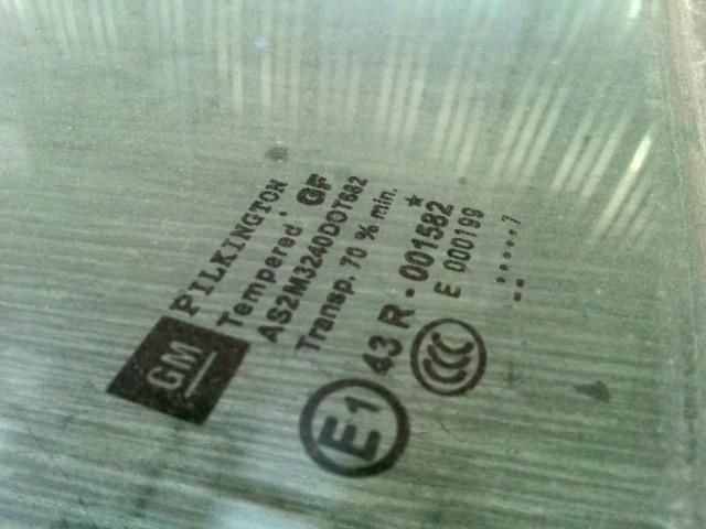 bontott OPEL ZAFIRA B Jobb első Ablak