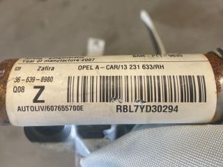 bontott OPEL ZAFIRA B Jobb első Függöny Légzsák