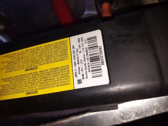 bontott OPEL ZAFIRA B Jobb Függönylégzsák és Oldallégzsák