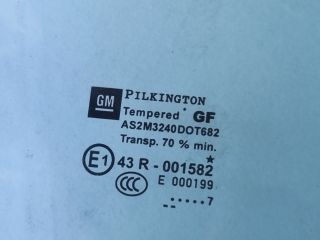 bontott OPEL ZAFIRA B Jobb hátsó Ablak