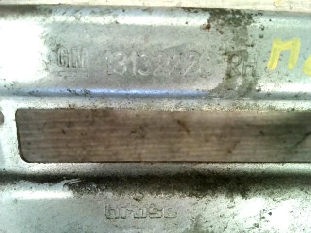 bontott OPEL ZAFIRA B Jobb hátsó Ablakemelő Szerkezet (Mechanikus)