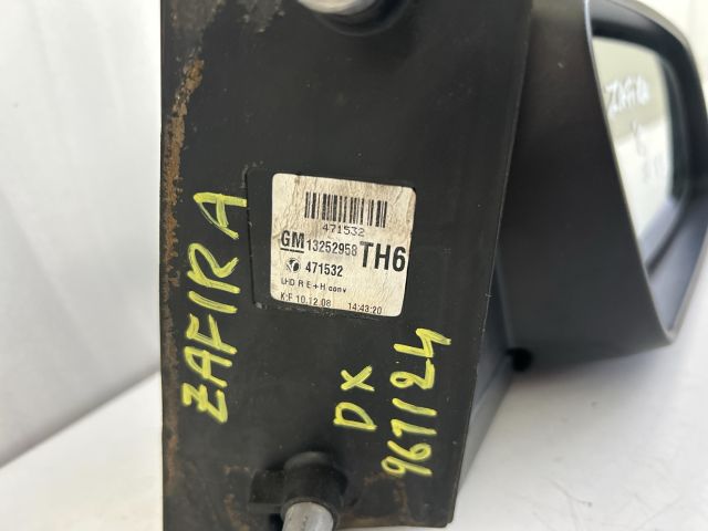 bontott OPEL ZAFIRA B Jobb Visszapillantó Tükör (Elektromos)