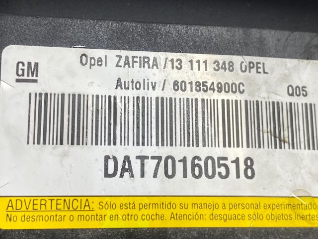 bontott OPEL ZAFIRA B Kormánylégzsák