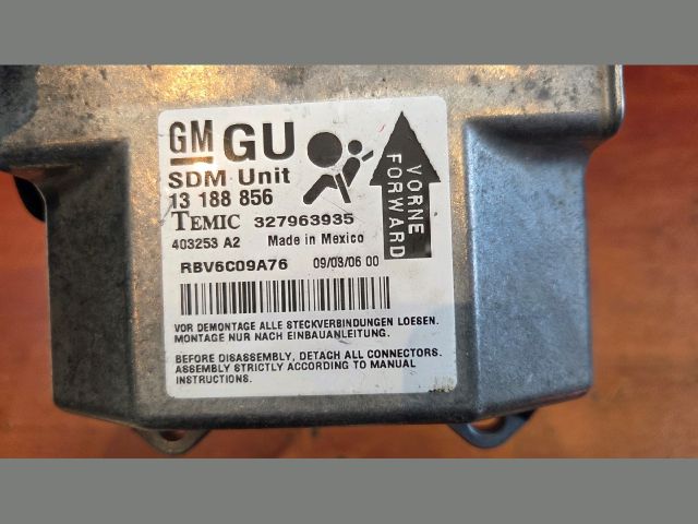 bontott OPEL ZAFIRA B Légzsák Elektronika