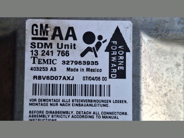 bontott OPEL ZAFIRA B Légzsák Elektronika