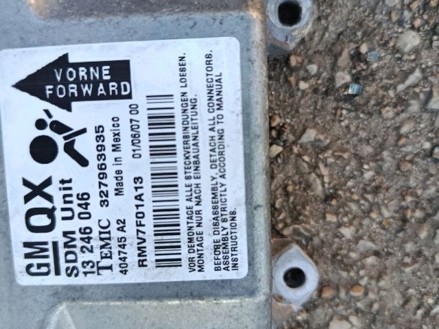 bontott OPEL ZAFIRA B Légzsák Elektronika