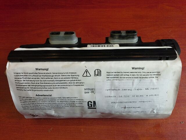 bontott OPEL ZAFIRA B Utasoldali Légzsák