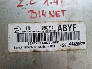 bontott OPEL ZAFIRA C Motorvezérlő