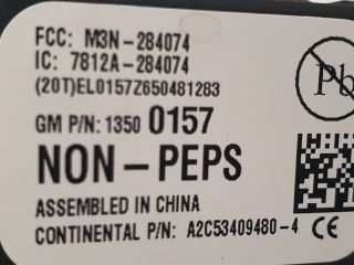 bontott OPEL ZAFIRA C Gyújtáskapcsoló Házzal