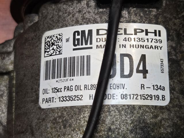 bontott OPEL ZAFIRA C Klímakompresszor