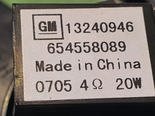 bontott OPEL ZAFIRA C Bal A Oszlop Hangszóró Burkolat