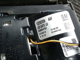 bontott OPEL ZAFIRA C Bal Belső Hátsó Lámpa