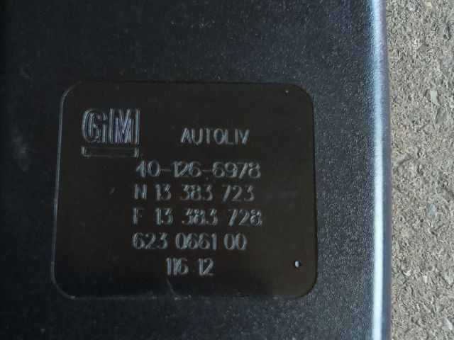 bontott OPEL ZAFIRA C Bal első Biztonsági Öv Csat