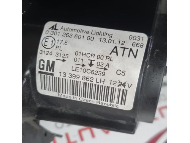 bontott OPEL ZAFIRA C Bal Fényszóró