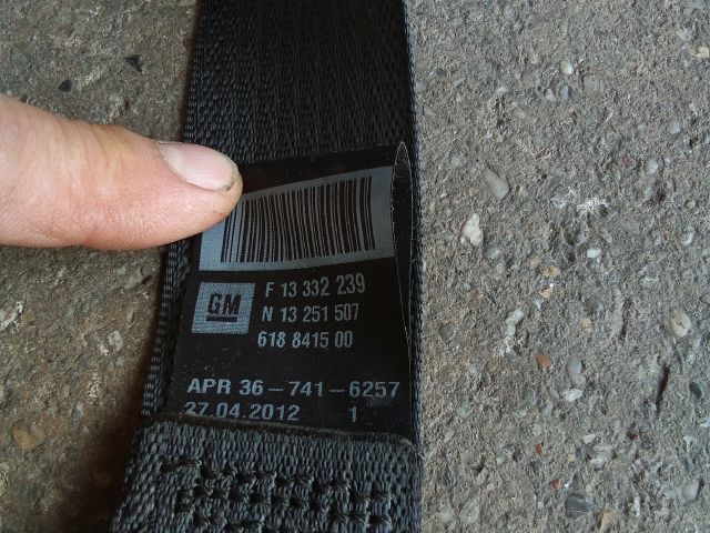 bontott OPEL ZAFIRA C Bal hátsó Biztonsági Öv