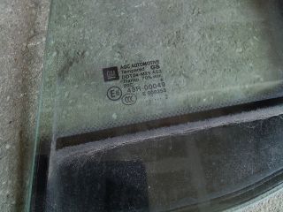 bontott OPEL ZAFIRA C Bal hátsó Fixüveg (Ajtóban)