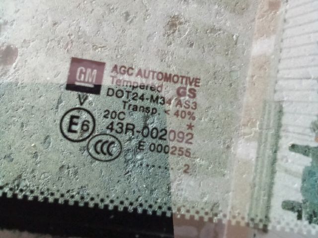 bontott OPEL ZAFIRA C Bal hátsó Fixüveg (Ajtóban)