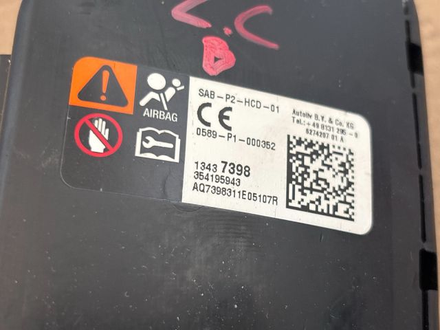 bontott OPEL ZAFIRA C Bal Oldallégzsák