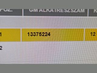 bontott OPEL ZAFIRA C Csomagtérajtó (Üres lemez)