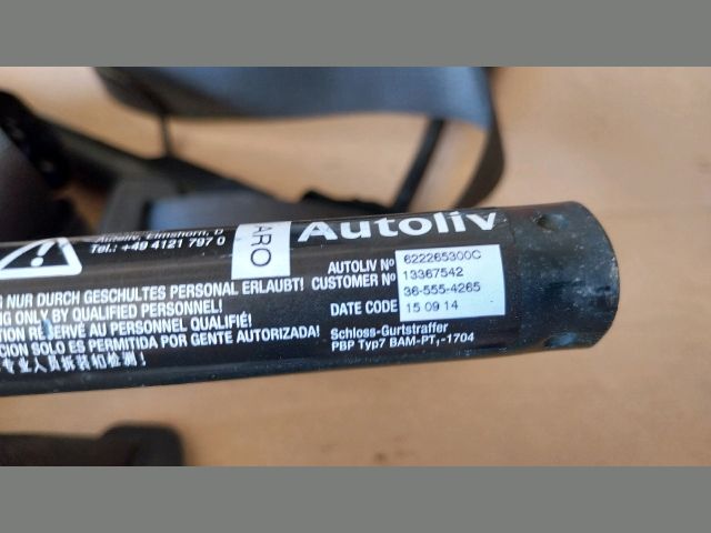 bontott OPEL ZAFIRA C Első Biztonsági Öv Pár (Feszítővel)