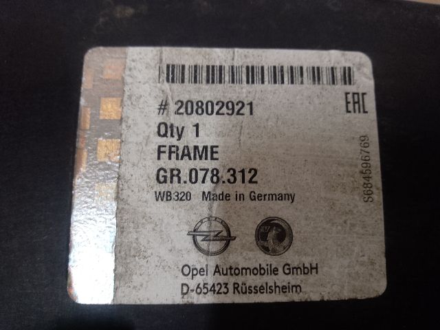 bontott OPEL ZAFIRA C Első Lökhárító Légterelő