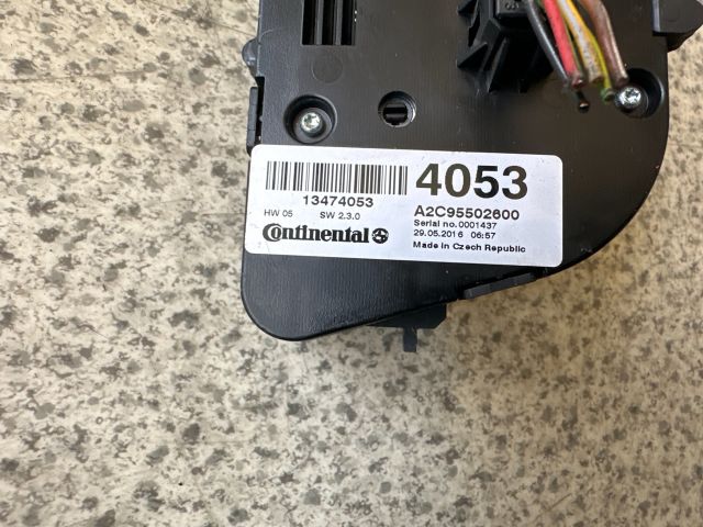 bontott OPEL ZAFIRA C Fűtéskapcsoló (manuális klímás)