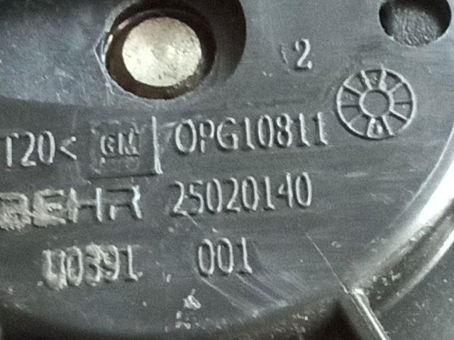 bontott OPEL ZAFIRA C Fűtőmotor (Klímás)