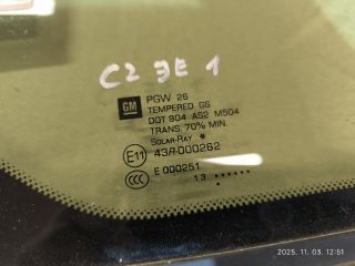 bontott OPEL ZAFIRA C Jobb A Oszlop Oldalablak Üveg