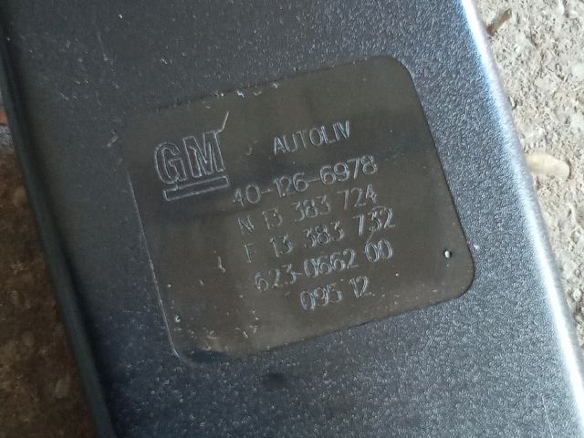 bontott OPEL ZAFIRA C Jobb első Biztonsági Öv Csat