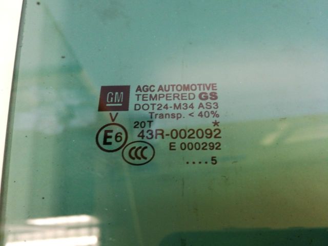 bontott OPEL ZAFIRA C Jobb hátsó Ablak