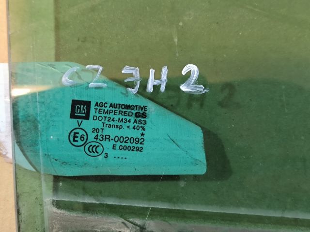 bontott OPEL ZAFIRA C Jobb hátsó Ablak