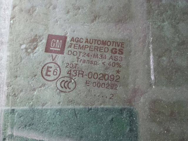 bontott OPEL ZAFIRA C Jobb hátsó Ablak