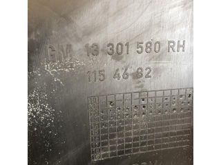 bontott OPEL ZAFIRA C Jobb hátsó Dobbetét (Kerékjárati, Műanyag)