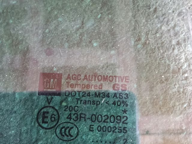 bontott OPEL ZAFIRA C Jobb hátsó Fixüveg (Ajtóban)