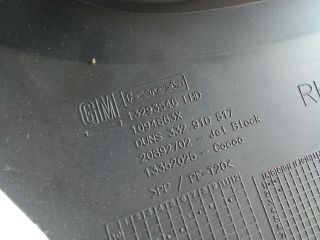 bontott OPEL ZAFIRA C Jobb Kardánbox Burkolat