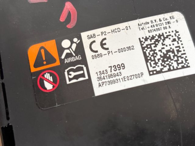 bontott OPEL ZAFIRA C Jobb Oldallégzsák