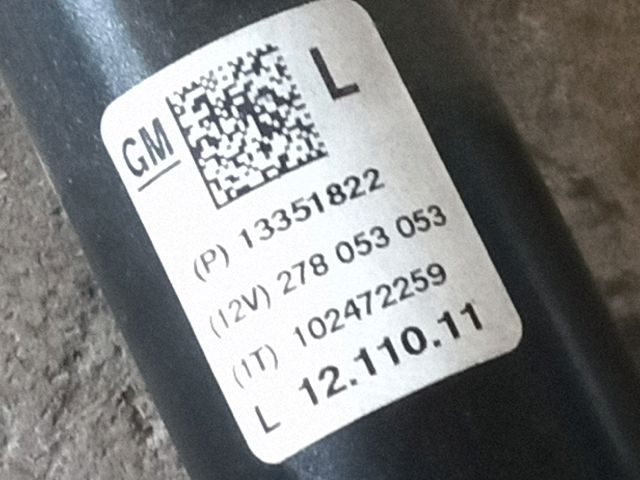 bontott OPEL ZAFIRA C Kormánykardán