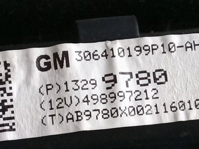 bontott OPEL ZAFIRA C Kormánylégzsák