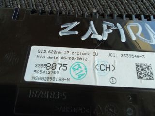 bontott OPEL ZAFIRA C Multifunkciós Kijelző