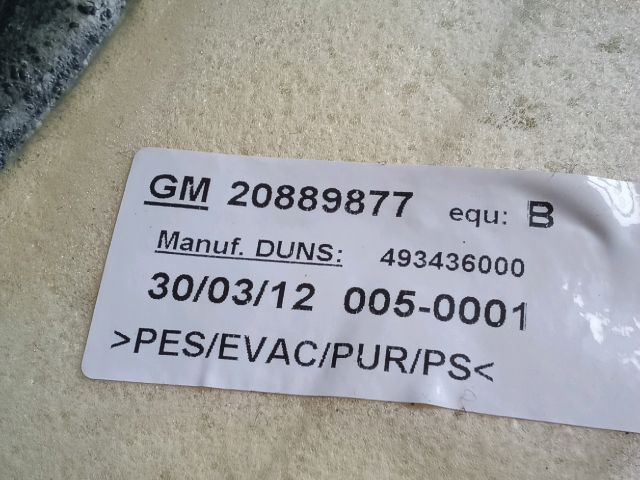 bontott OPEL ZAFIRA C Padlószőnyeg