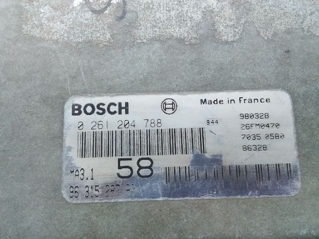 bontott PEUGEOT 106 Motorvezérlő