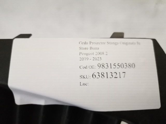 bontott PEUGEOT 2008 Bal Ködzárófény Keret