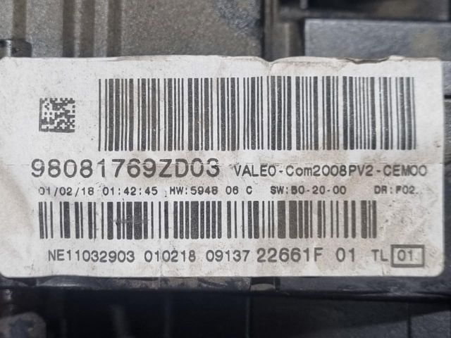 bontott PEUGEOT 2008 Légzsák Átvezető Szalagkábel