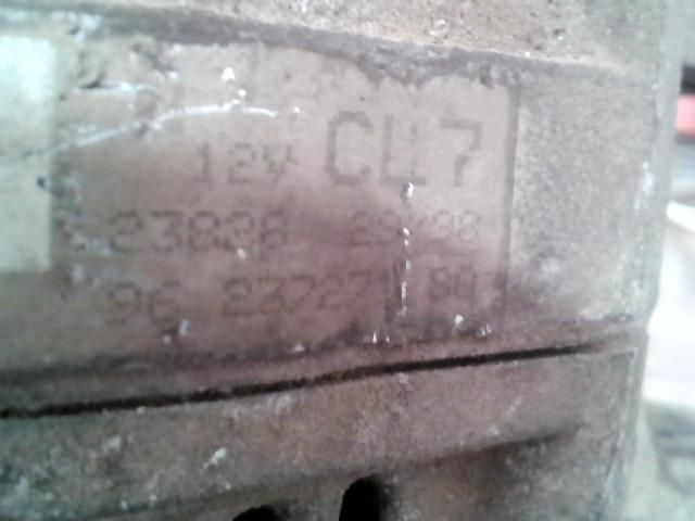 bontott PEUGEOT 206 Generátor