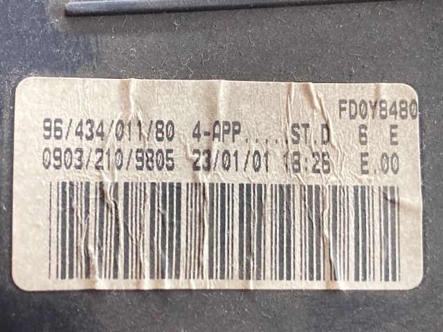 bontott PEUGEOT 206 Kilométeróra