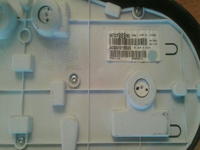 bontott PEUGEOT 206 Kilométeróra