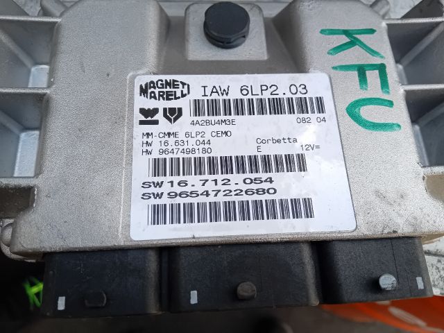 bontott PEUGEOT 206 Motorvezérlő