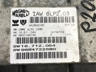 bontott PEUGEOT 206 Motorvezérlő