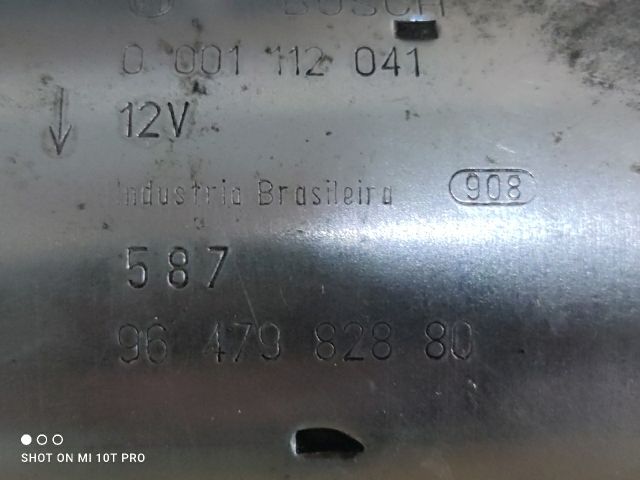 bontott PEUGEOT 206 Önindító